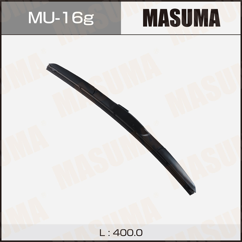 Щетка стеклоочистителя 400 мм гибридная 1 шт MASUMA Aero Vogue MU-16g preview 1 Щетка стеклоочистителя 400 мм гибридная 1 шт MASUMA Aero Vogue MU-16g preview 1