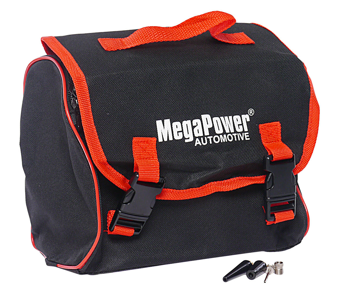 Компрессор автомобильный M-14001A c фиксатором давления в сумке 12V preview 1