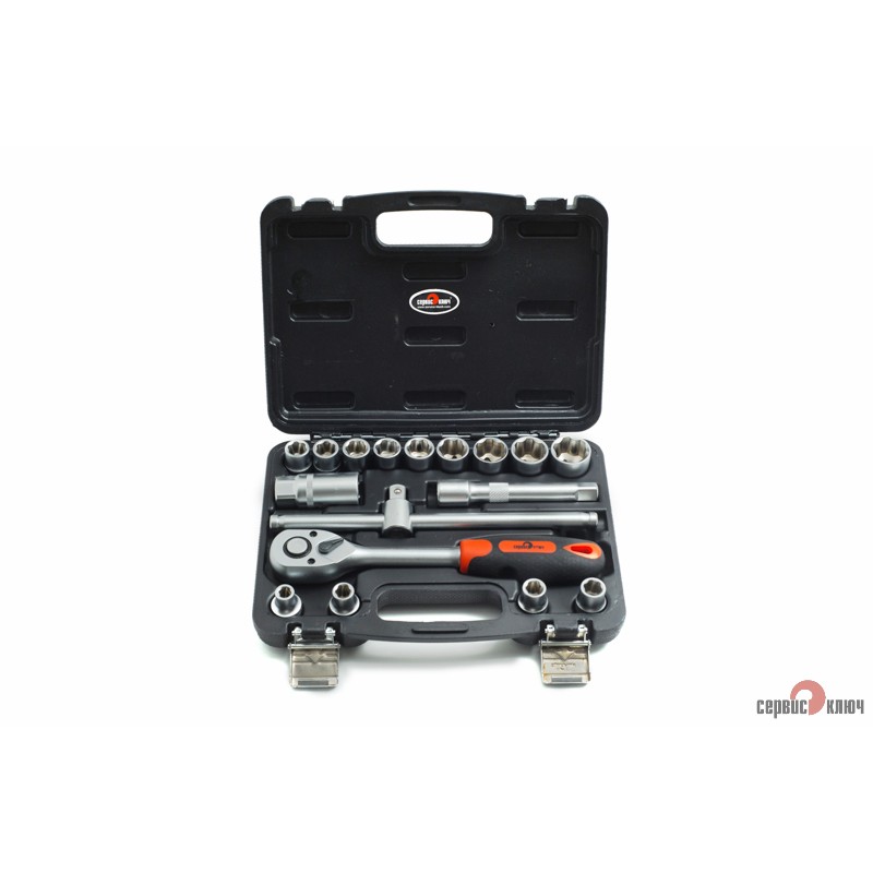 Набор инструмента 1/2" 17 предметов СЕРВИС КЛЮЧ preview 1