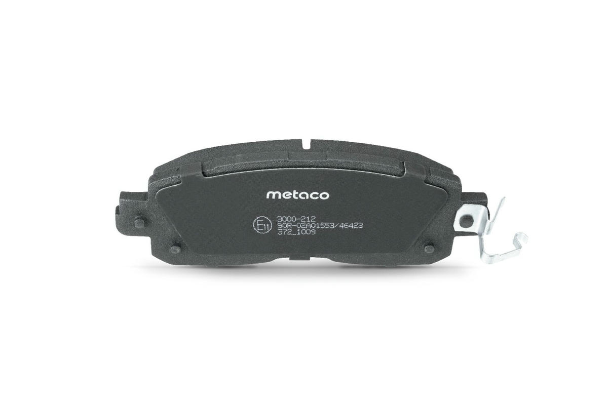 Колодки тормозные передние к-кт metaco 3000-212 preview 4