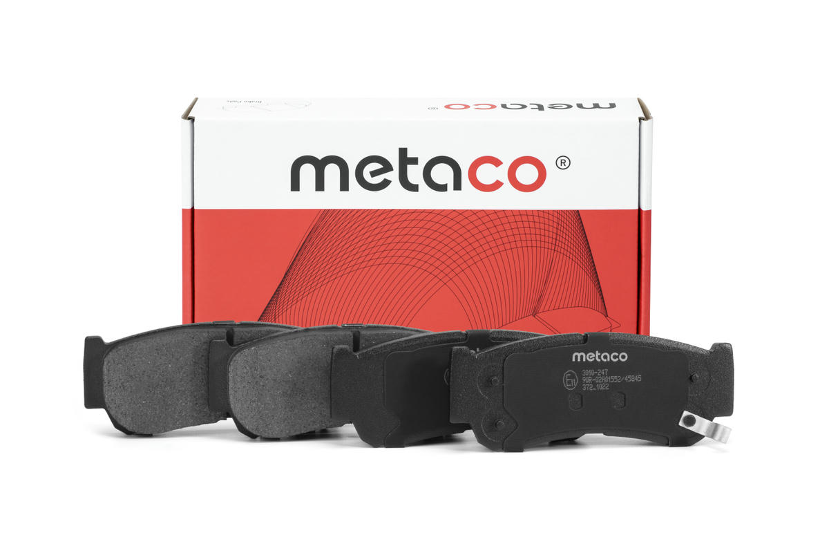 Колодки тормозные задние к-кт metaco 3010-247 preview 1
