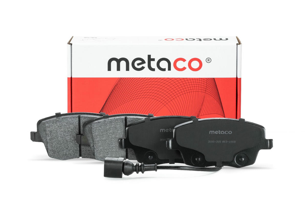 Колодки тормозные передние к-кт metaco 3000-315 preview 1