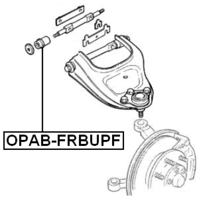 Сайлентблок FEBEST OPAB-FRBUPF preview 2 Сайлентблок FEBEST OPAB-FRBUPF preview 2