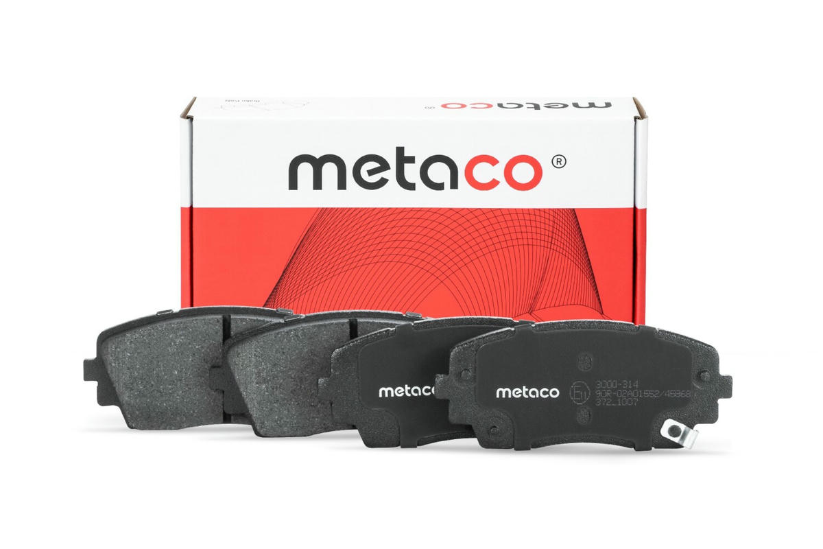 Колодки тормозные передние к-кт metaco 3000-314 preview 1