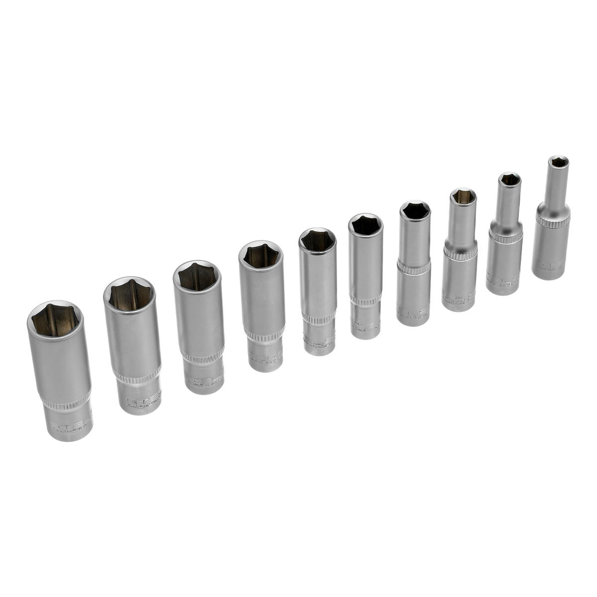 Набор головок торцевых 1/4" 6гр. удлиненных 10пр. STELS preview 1