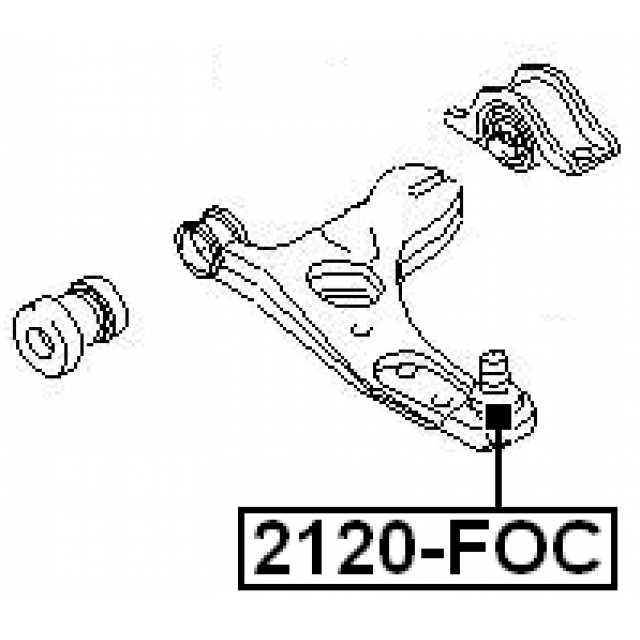 Опора шаровая FEBEST 2120-FOC preview 2