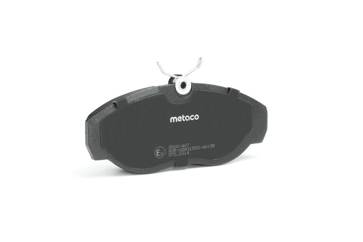 Колодки тормозные передние к-кт metaco 3000-407 preview 3