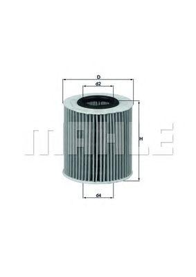 Фильтр масляный KNECHT OX 1661 D preview 1