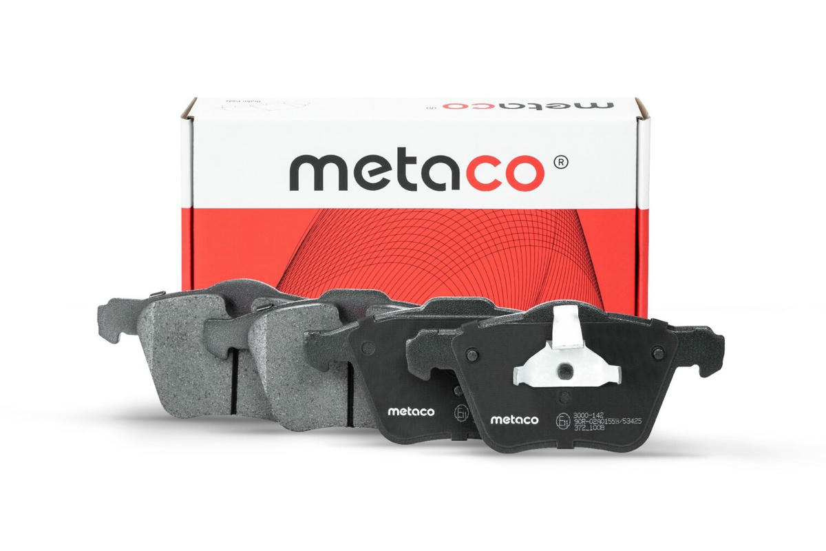 Колодки тормозные передние к-кт metaco 3000-142 preview 1
