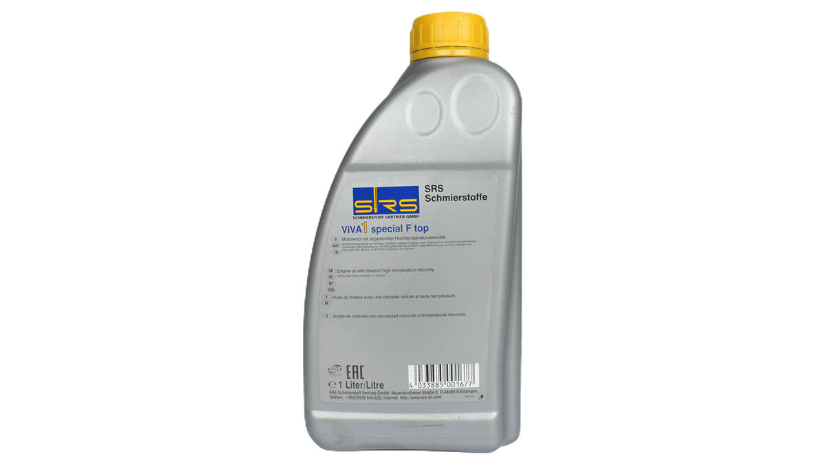 Масло моторное SRS VIVA1 SPECIAL F TOP 0W30 1л синт. preview 1