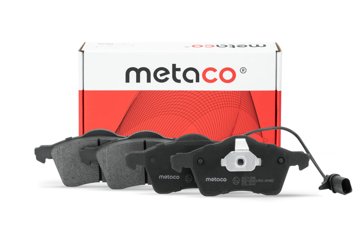 Колодки тормозные передние к-кт metaco 3000-296 preview 1
