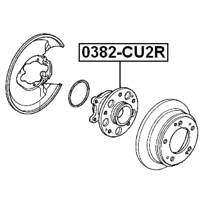 Подшипник ступицы FEBEST 0382-CU2R preview 2