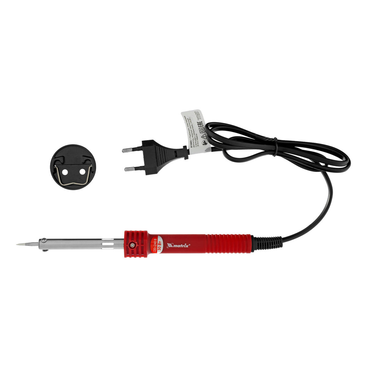 Паяльник 30Вт 220В пластиковая рукоятка MATRIX preview 1