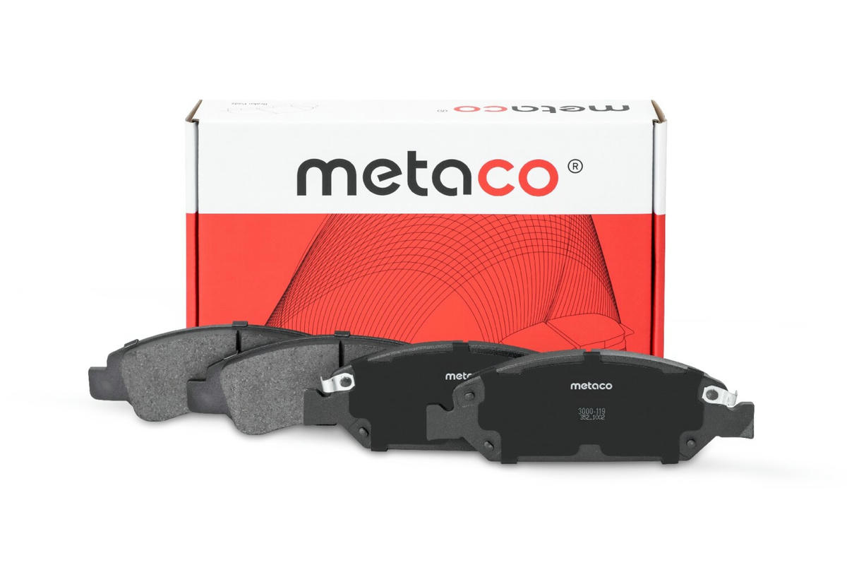 Колодки тормозные передние к-кт metaco 3000-119 preview 1 Колодки тормозные передние к-кт metaco 3000-119 preview 1