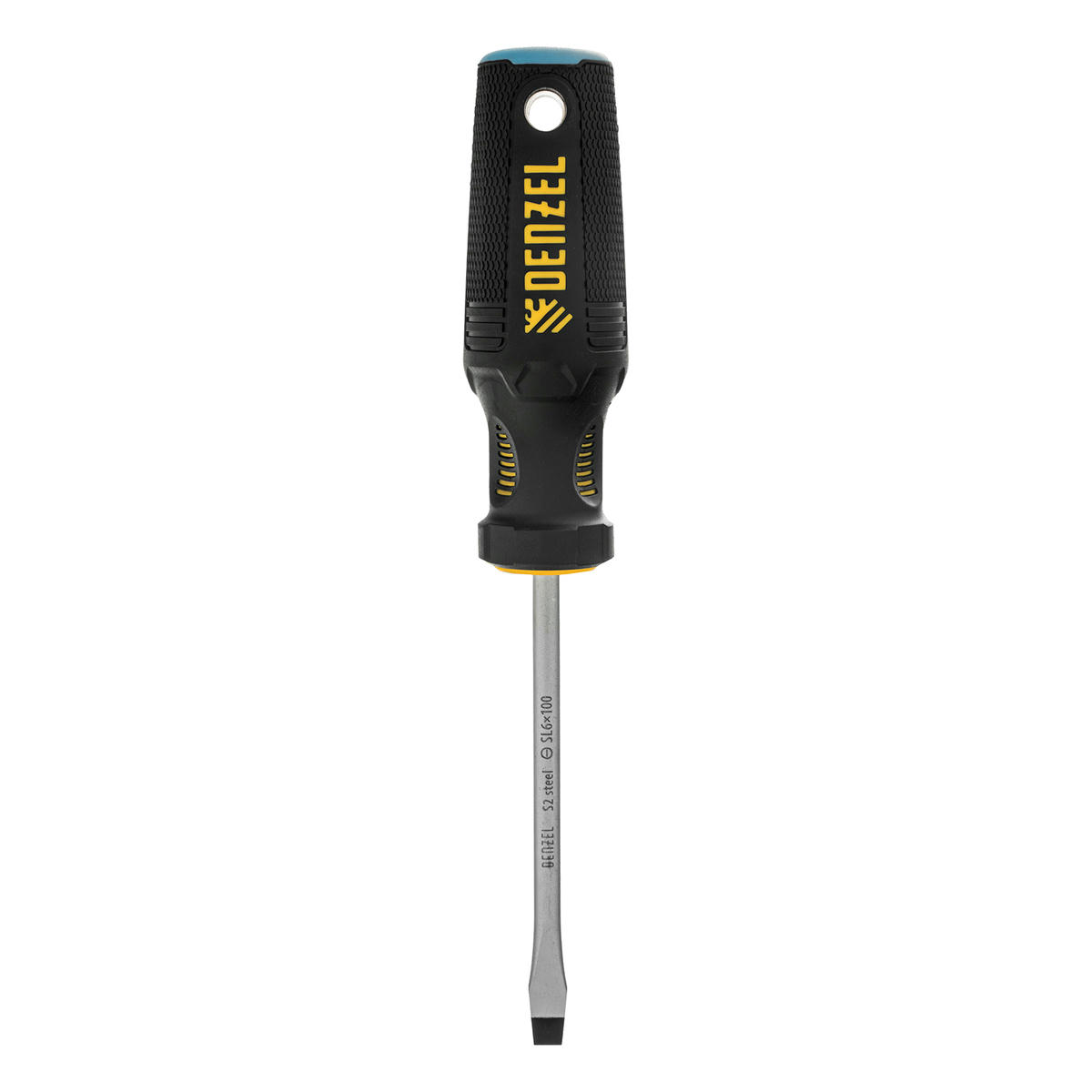 Отвертка SL6x100 мм, S2, 3к рукоятка Denzel preview 1