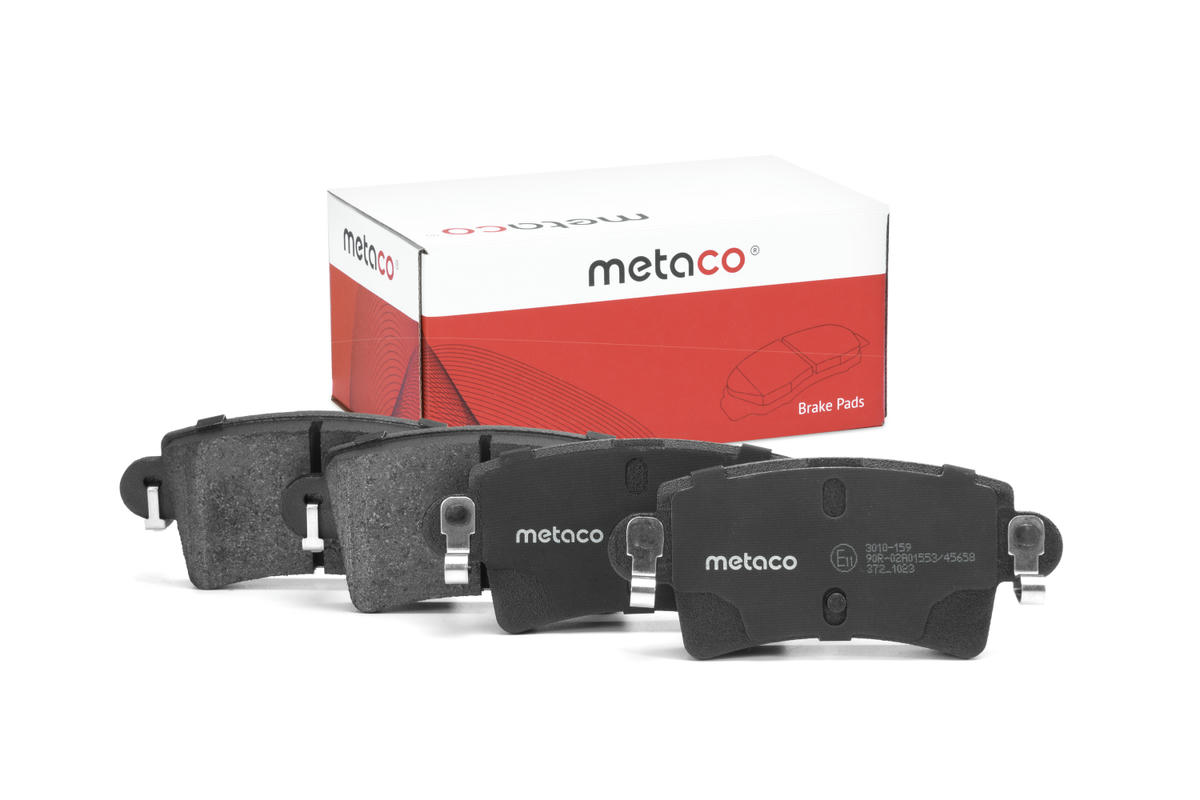 Колодки тормозные задние дисковые к-кт metaco 3010-159 preview 1