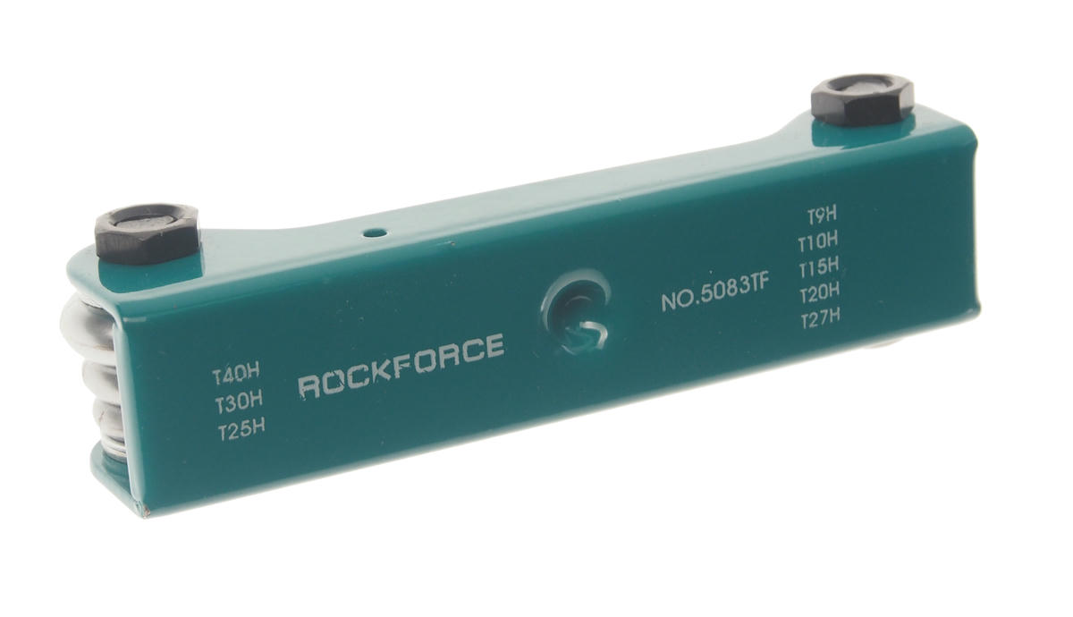 Набор ключей TORX с отверстием складной (Т9-Т40) 8пр ROCK FORCE preview 1