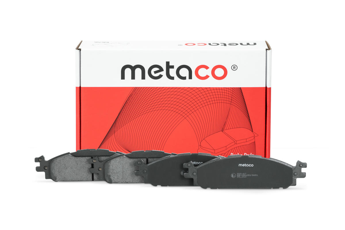 Колодки тормозные передние к-кт metaco 3000-417 preview 4