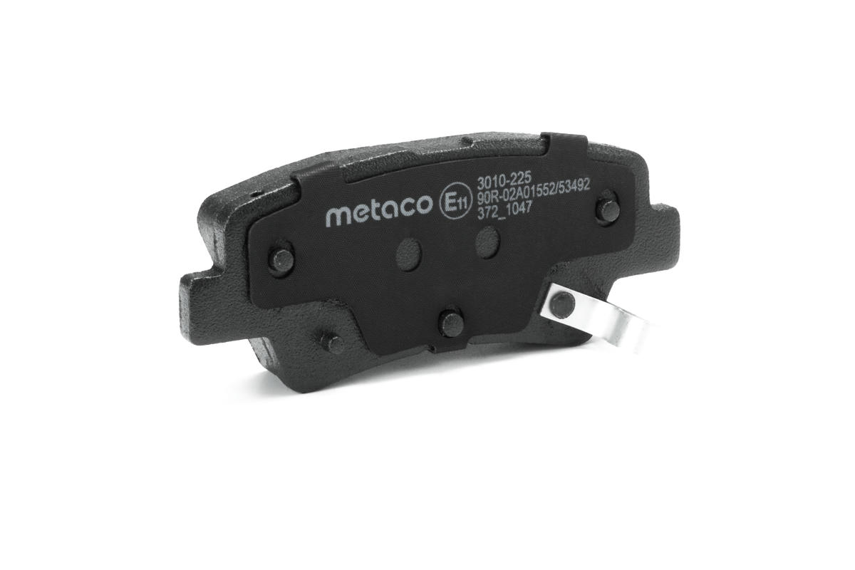 Колодки тормозные задние дисковые к-кт metaco 3010-225 preview 3
