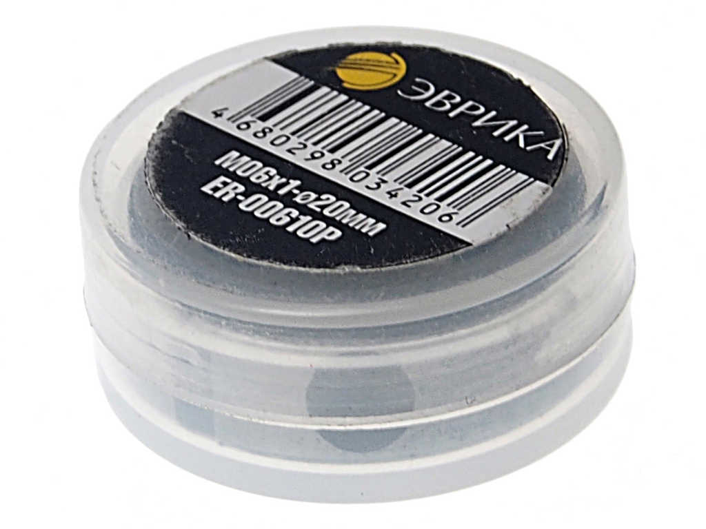 Плашка M06x1-o20мм, в пластиковом футляре ЭВРИКА preview 1