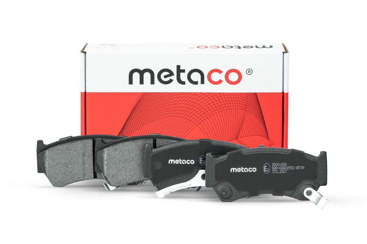 Колодки тормозные передние к-кт metaco 3000-230 preview 1