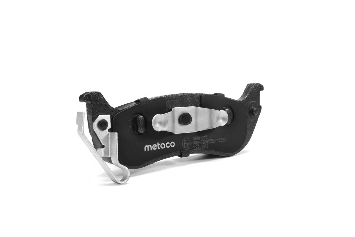 Колодки тормозные задние дисковые к-кт metaco 3010-215 preview 3