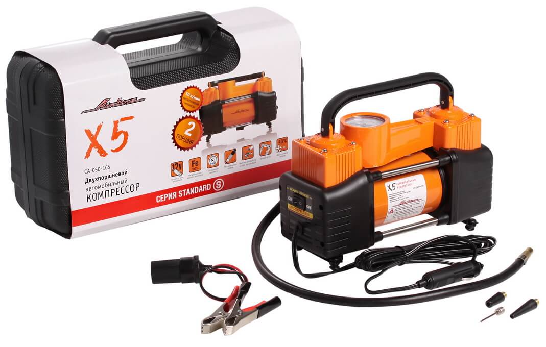 Компрессор подкачки колес AirLine CA-050-16SK preview 1
