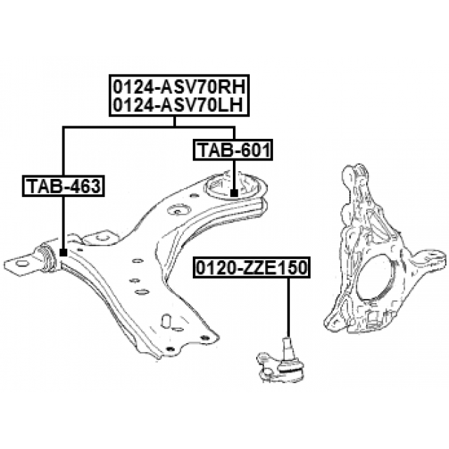Рычаг передний нижний правый preview 2