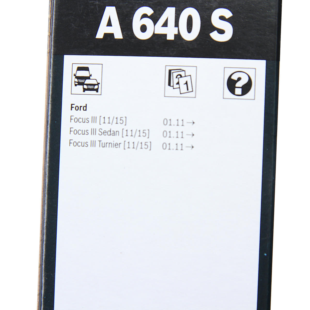 Щетки стеклоочистителя (к-кт) BOSCH 3 397 007 640 preview 1