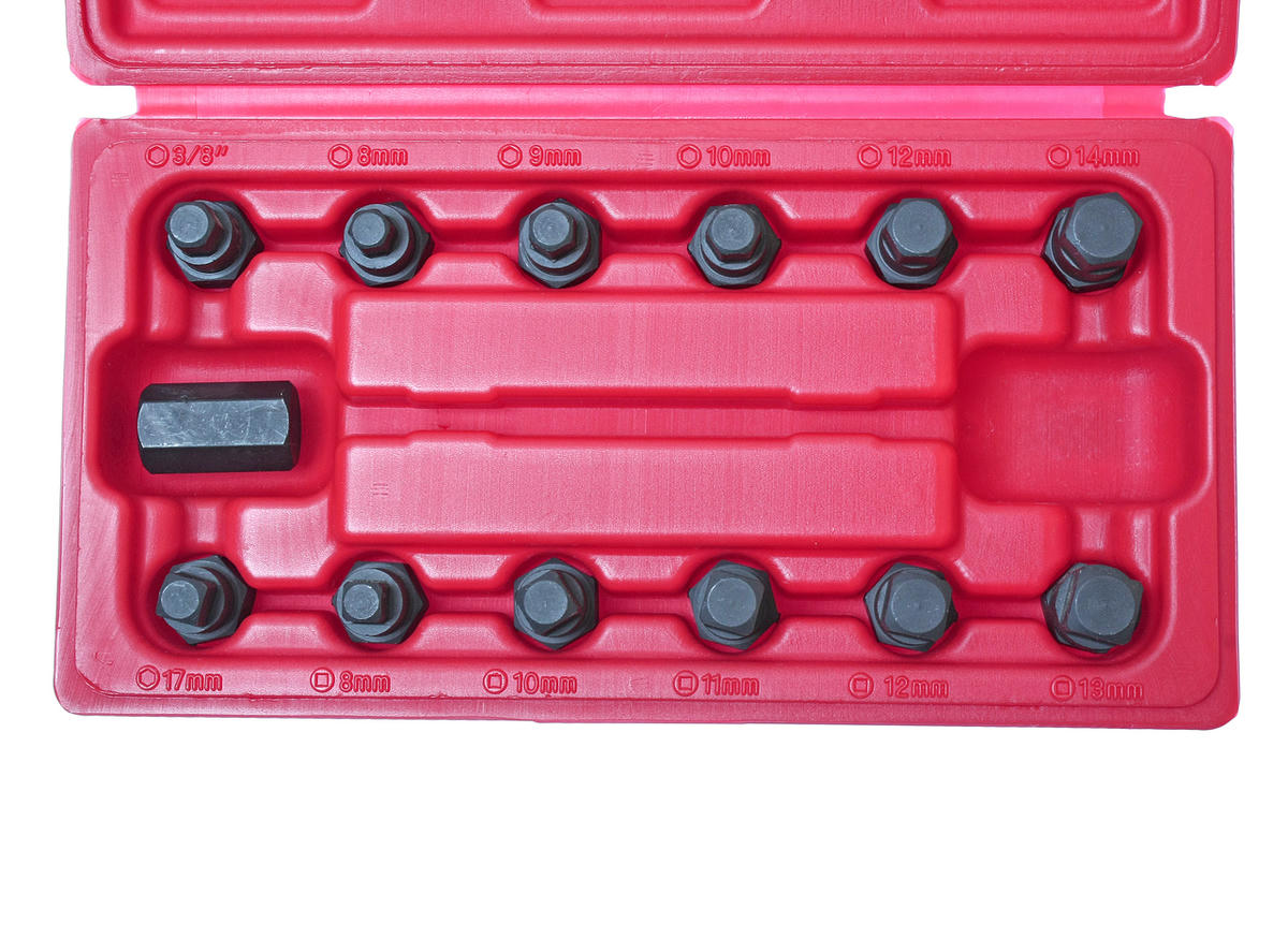 Набор вставок для маслосливных пробок (в кейсе) 13 предметов JTC /1/20 preview 2