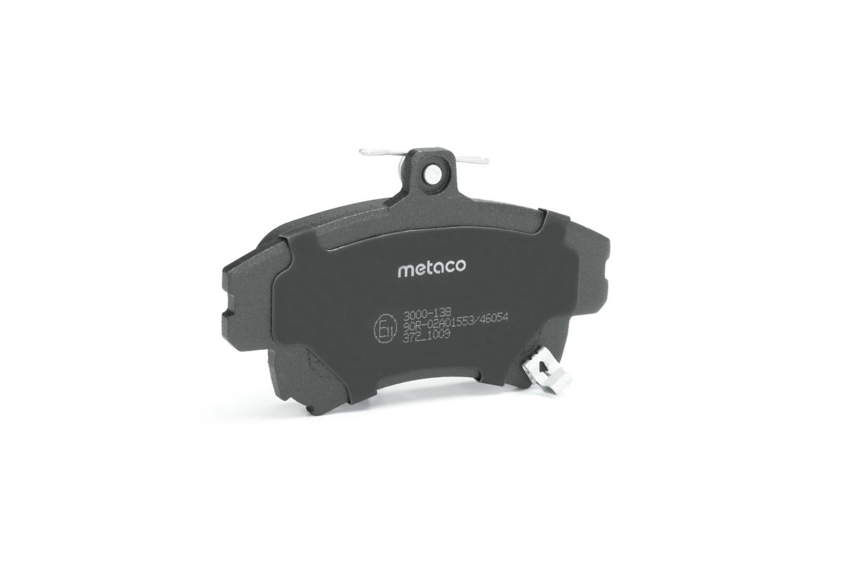 Колодки тормозные передние к-кт metaco 3000-138 preview 2