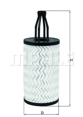 Фильтр масляный MAHLE OX 814 D preview 1