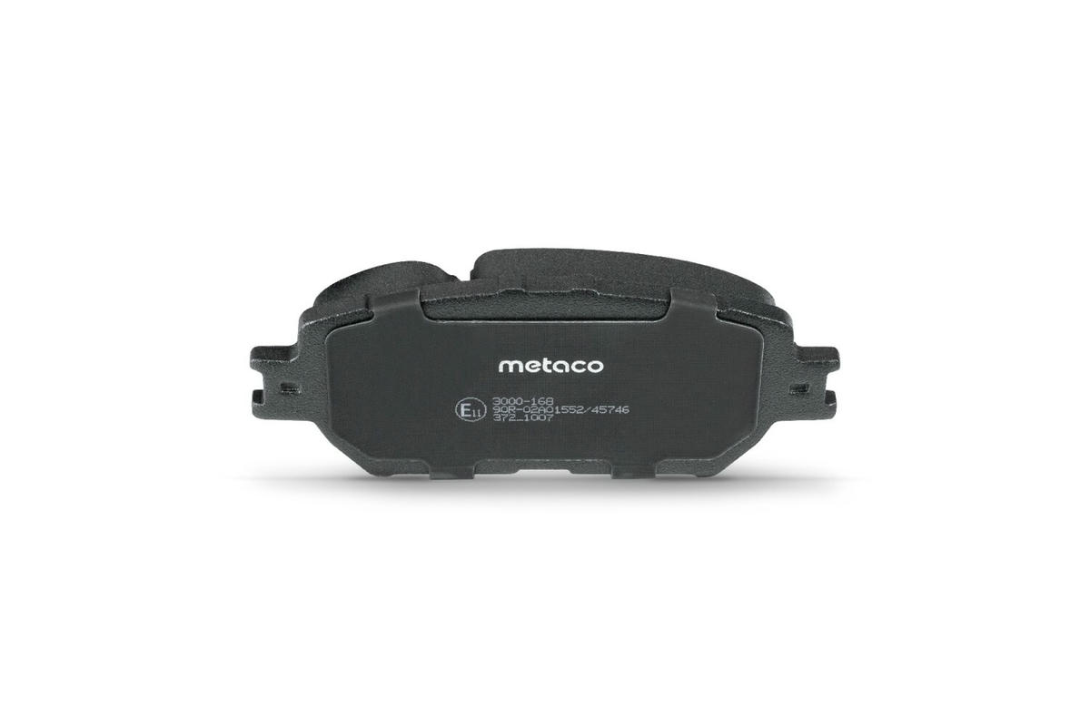 Колодки тормозные передние к-кт metaco 3000-168 preview 4