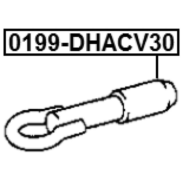 Крюк буксирный Lexus Es2 /350/300h Asv6 ,Avv60,Gsv60 2012.06-201 FEBEST 0199-DHACV30 preview 2