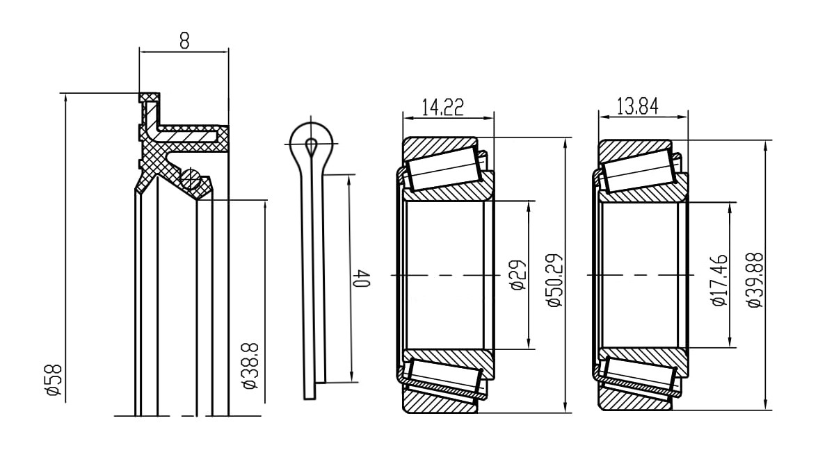 Подшипник ступицы TRIALLI CS 0578 preview 2