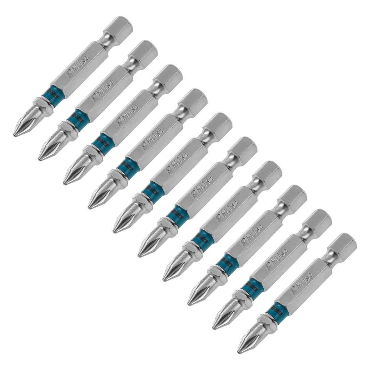 Набор бит PH1х50 сталь S2, 10шт GROSS preview 1