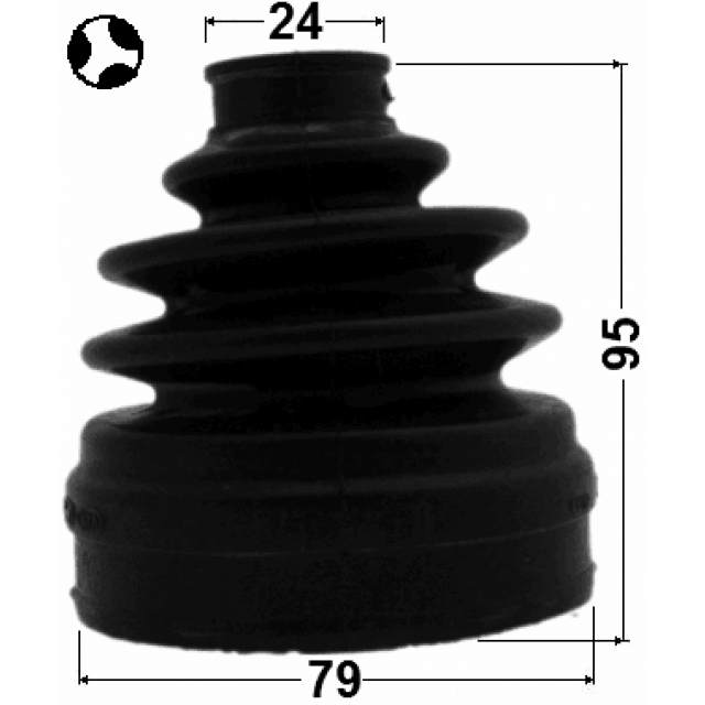 Пыльник ШРУСа FEBEST 1215-TUC20MTT preview 2