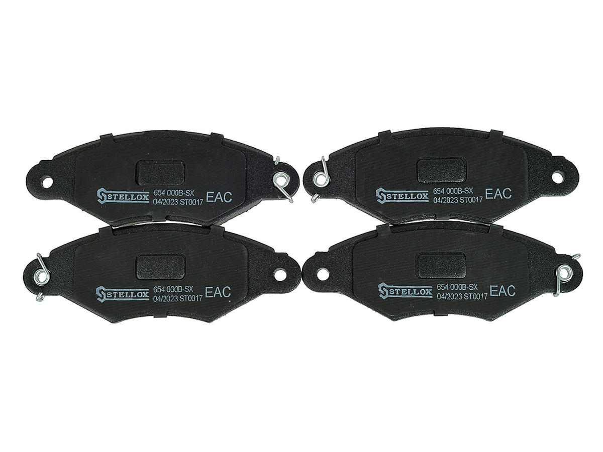 654 000B-SX_колодки дисковые п.! с антискр. пл. Citroen Xsara 1.4i 98-05,Peugeot 306 1.1-1.4i 94-01 preview 1