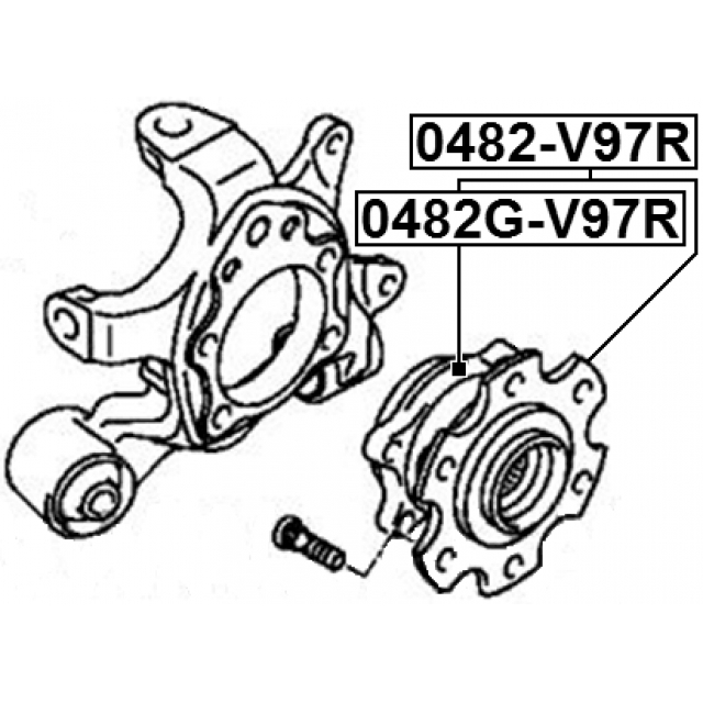 Подшипник ступичный задний preview 2 Подшипник ступичный задний preview 2