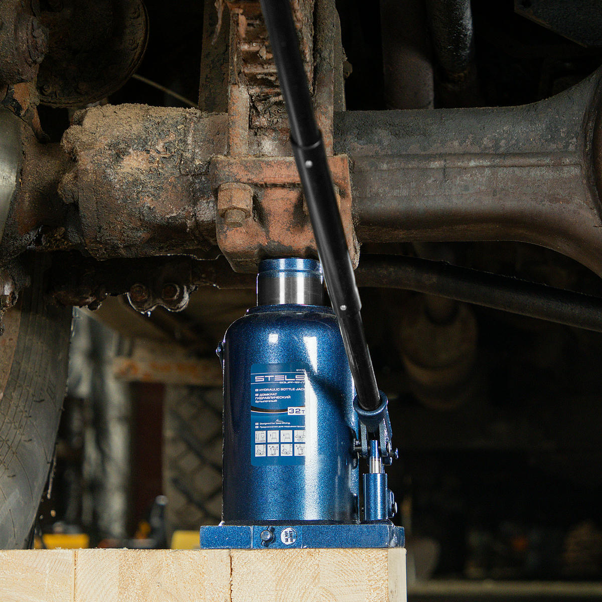 Домкрат гидравлический бутылочный, 32 т, h подъема 260-420 мм Stels 51170 STELS 51170 preview 12
