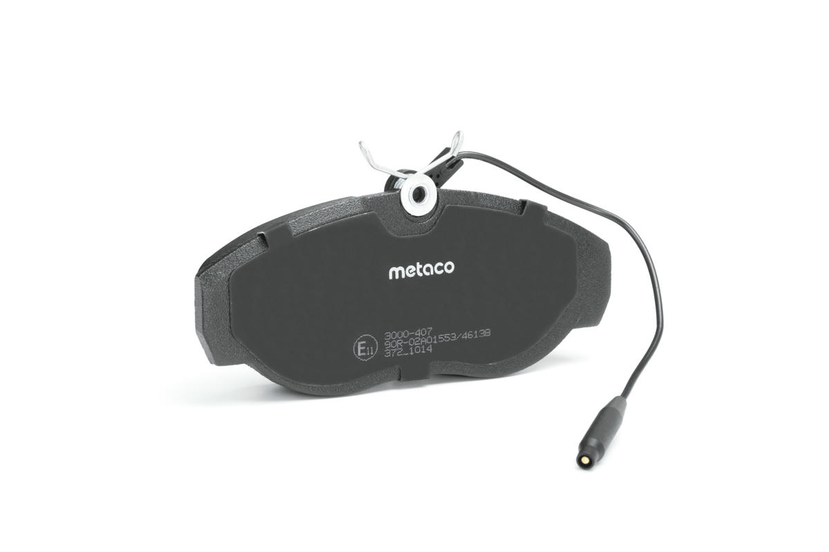Колодки тормозные передние к-кт metaco 3000-407 preview 2