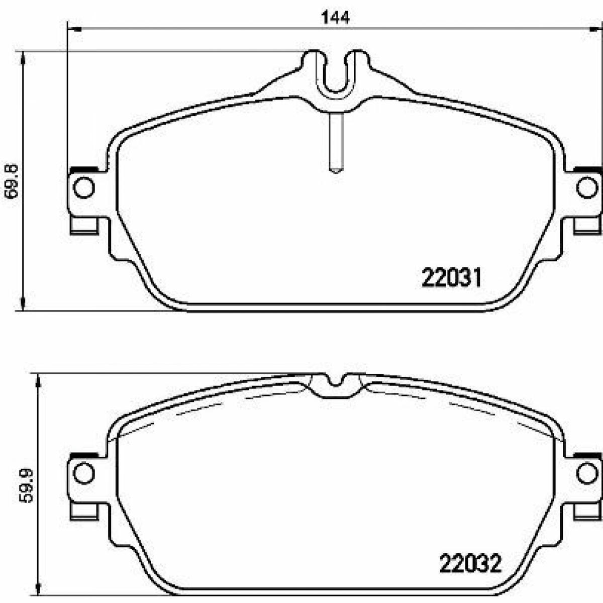Колодки тормозные передние к-кт TRIALLI PF 4150 preview 2