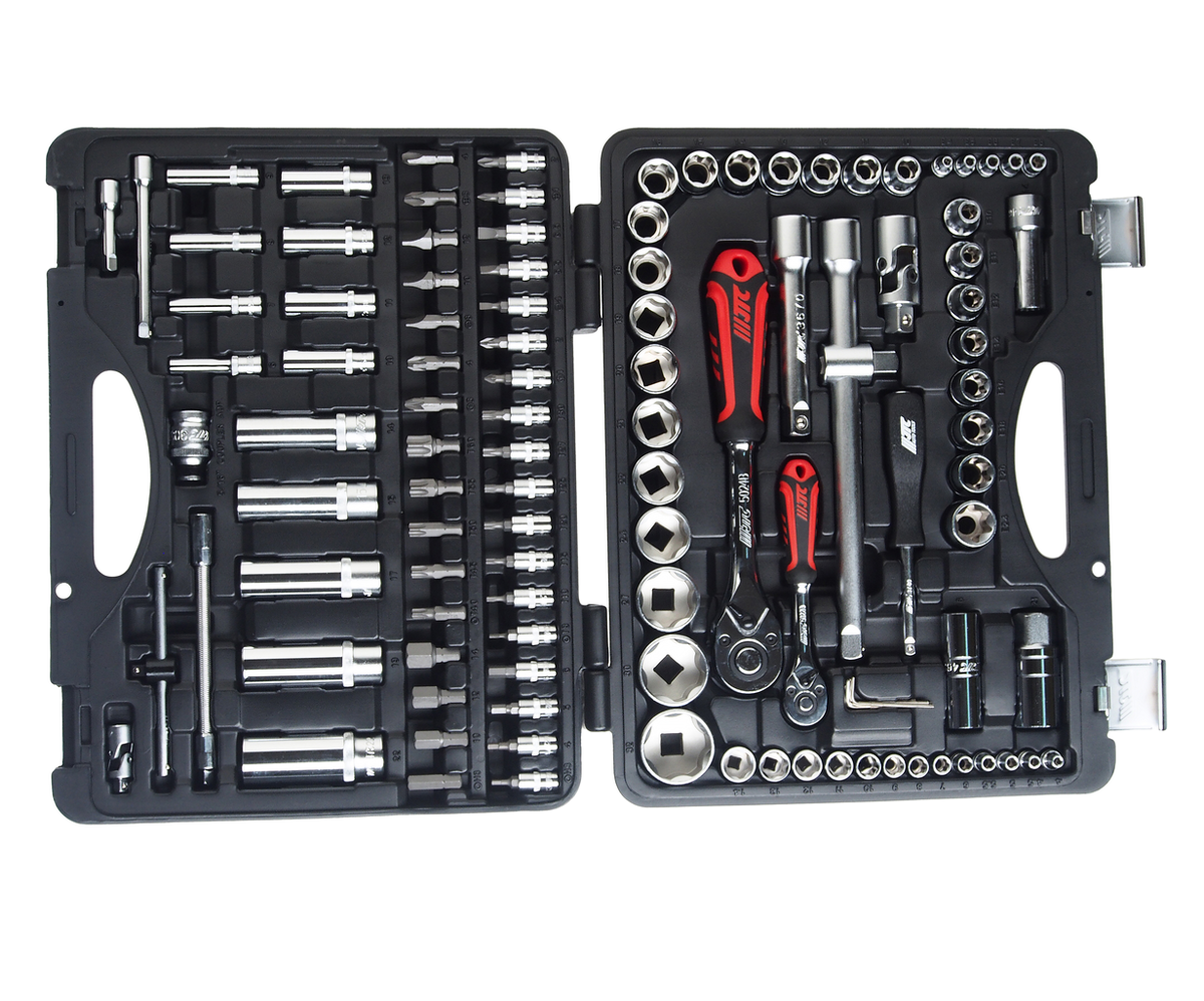 Набор головок и вставок 110пр 1/4" 1/2" для поврежденных болтов и гаек кейс JTC preview 2