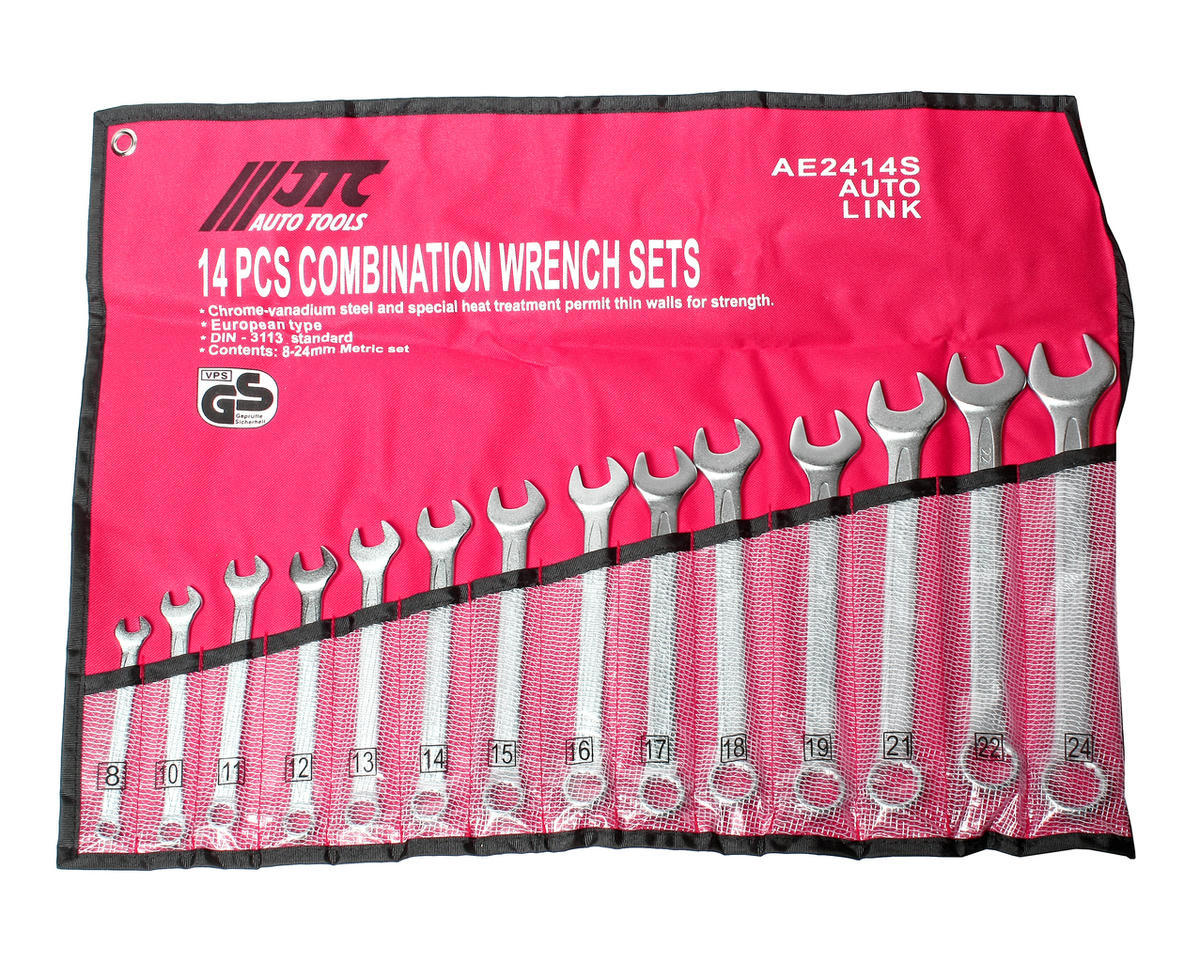 Набор ключей комбинированных 8-24мм 14 предметов в сумке JTC-AE2414S preview 1