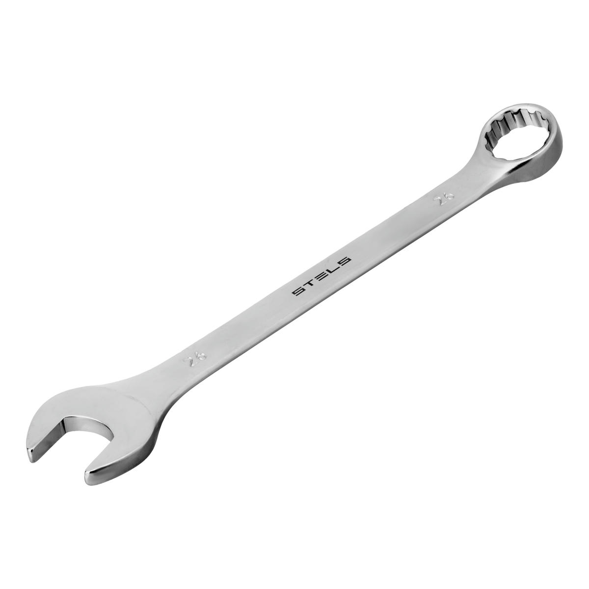 Ключ комбинированный 26 мм, CrV, матовый хром STELS preview 1