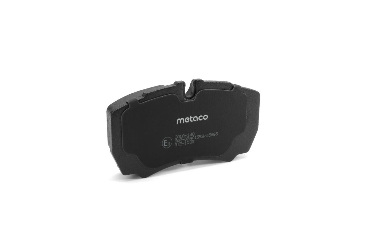 Колодки тормозные задние дисковые к-кт metaco 3010-140 preview 2