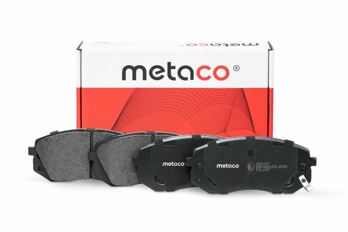 Колодки тормозные передние к-кт metaco 3000-017 preview 1