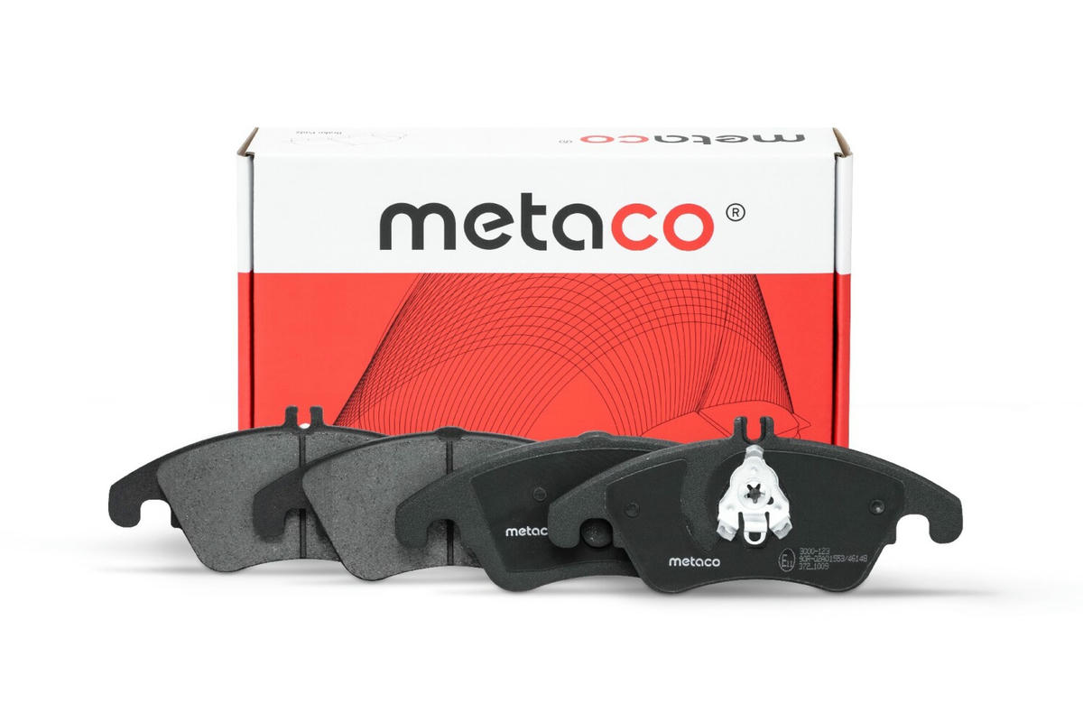 Колодки тормозные передние к-кт metaco 3000-123 preview 1
