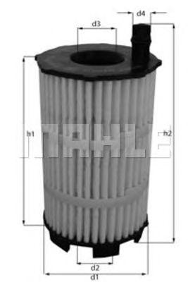 Фильтр масляный MAHLE OX 3504 D preview 2