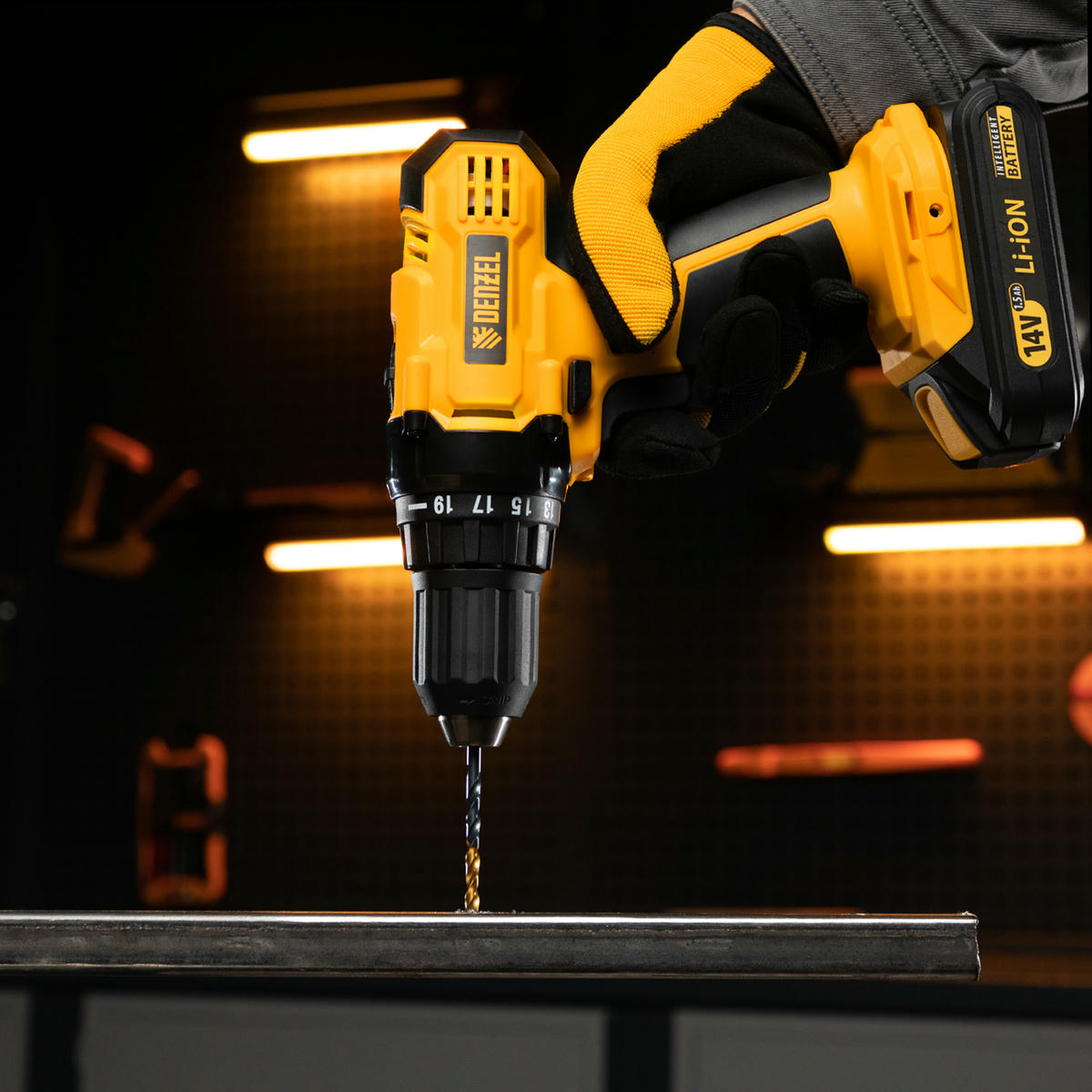 Набор сверл по металлу 1,5-6,5 мм, HSS-Tin, Golden Tip, 10шт Denzel preview 10